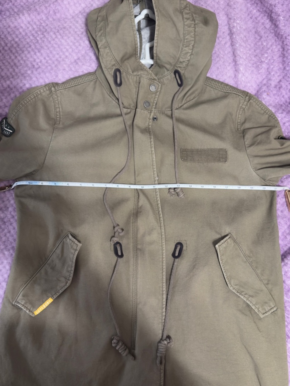 Calvin Klein Women's Khaki Brown Winter Utility Jacket - Picture 14 of 16